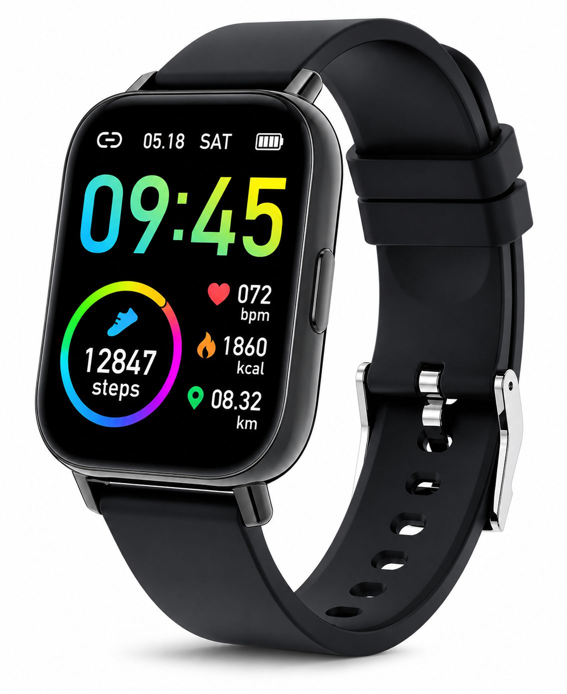 WeSTech FitPro Smart Watch – 1.69” HD Full Touch Screen | Heart Rate Monitor | Sleep Tracking | Sports Modes