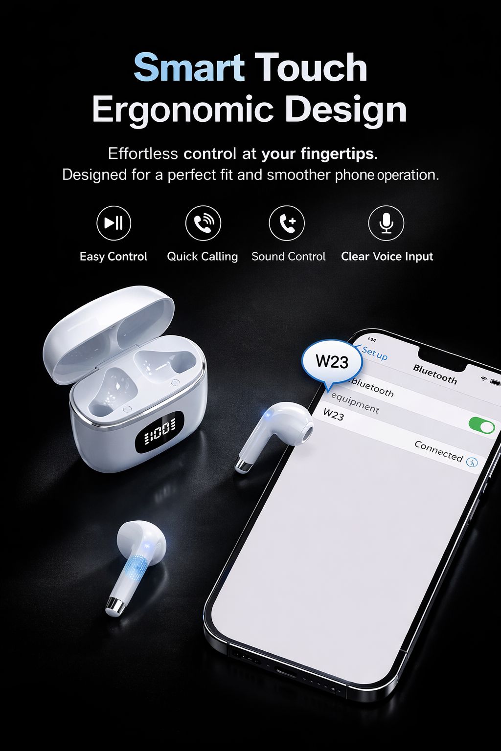 WesTech W23 Pro Wireless Earbuds