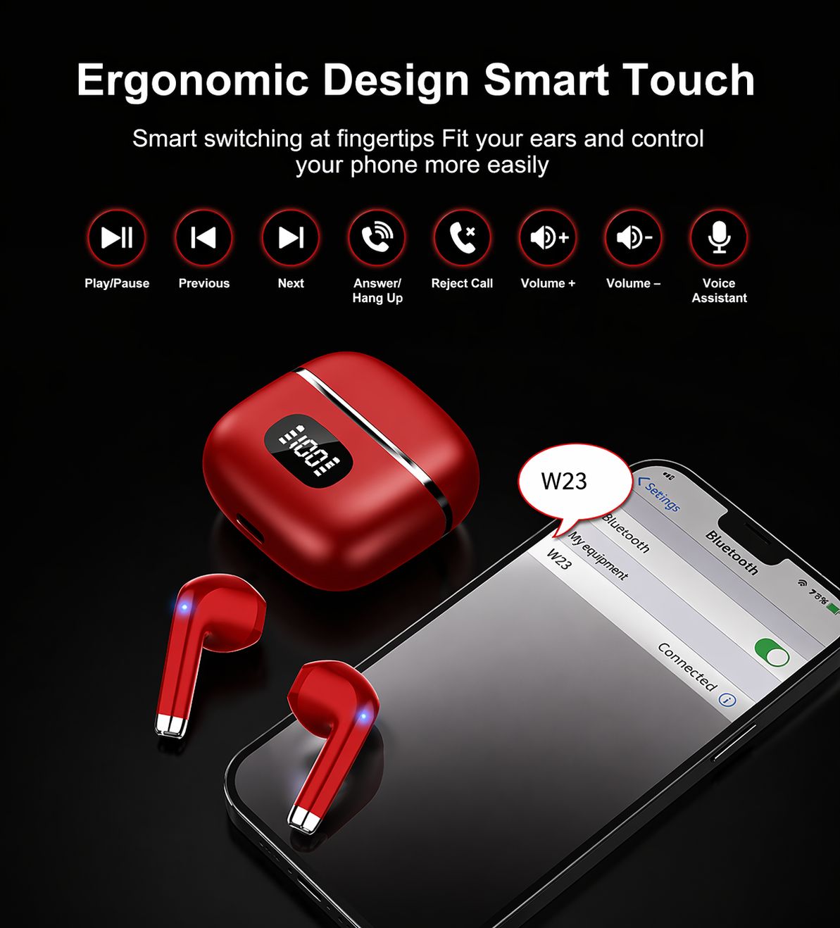 WesTech W23 Pro Wireless Earbuds